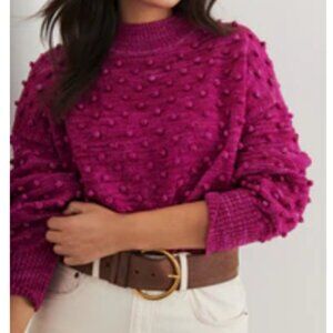 BNWT Misha & Puff fuschia popcorn pullover (3 - L/XL)